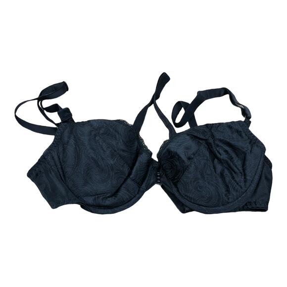 SMOOTHIE Black Convertible Backless Push Up Bra Size 36B 1960's Sty 193 - Picture 3 of 6